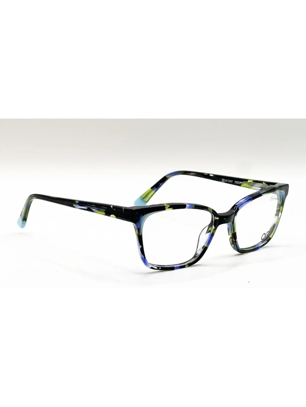 Ogi 9110 1947 Spring Green Melange Rectangle Authentic Eyeglass Frames 50-17-140